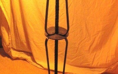 Blacksmith Made Standard Lamp