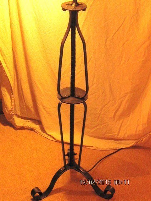 Blacksmith Made Standard Lamp
